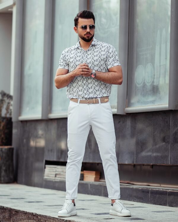Camp Collar Print Shirt